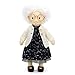 BlissfulPixie Handmade Soft Girl Rag Doll Ella 12 with Cute Stuffed Plush Ideal First Doll for Babies Toddlers - Image 2