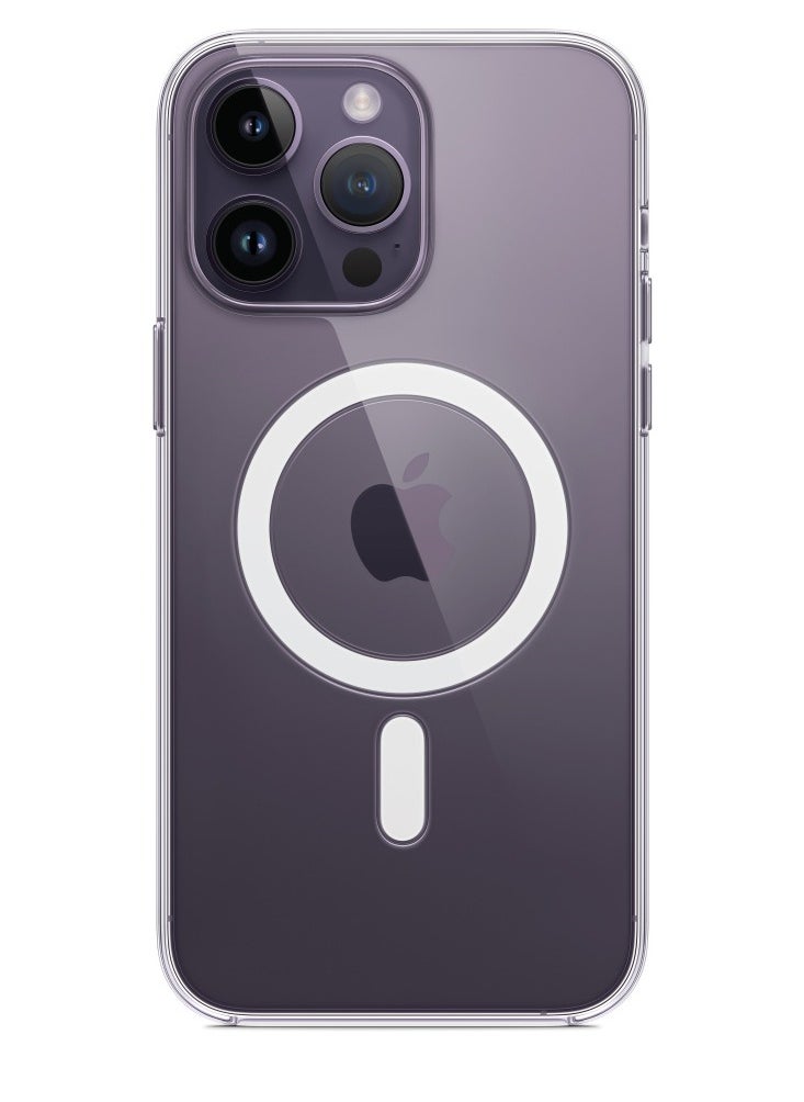 جراب شفاف لهاتف iPhone 14 Pro Max مع Magsafe مقاس 6.7 بوصة