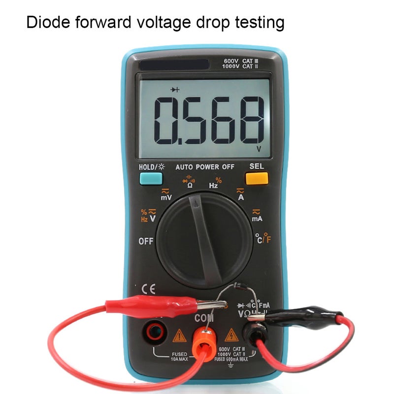 Auto Range True RMS Digital Multimeter AC/DC Voltage Resistance Capacitance Meter for Electrician - Image 3