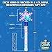 IPIDIPI TOYS Snowflake Wand Spinning Light Up Magic Wand for Kids Princess Fairy Christmas Stocking Stuffers Light Up Toys Goodie Bag Stuffers Ideal Birthday Party Favors for Girls Pack of 2 - Image 4