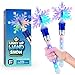 IPIDIPI TOYS Snowflake Wand Spinning Light Up Magic Wand for Kids Princess Fairy Christmas Stocking Stuffers Light Up Toys Goodie Bag Stuffers Ideal Birthday Party Favors for Girls Pack of 2 - Image 2