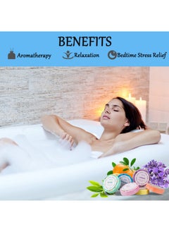 OZiva Aromatherapy Shower Steamers- Box of 6 Premium Shower Bombs with Essential Oils. Self Care Christmas Gifts for Women and Stocking Stuffers for Adults and Teens Holiday Gifts for Women.  - Image 5