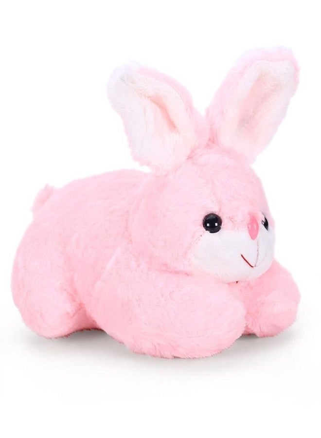 Babique Rabbit Stuffed Soft Toy Plush for Kids Baby Boy Girl Birthday 26 cm, RABIT-Pink - Image 1
