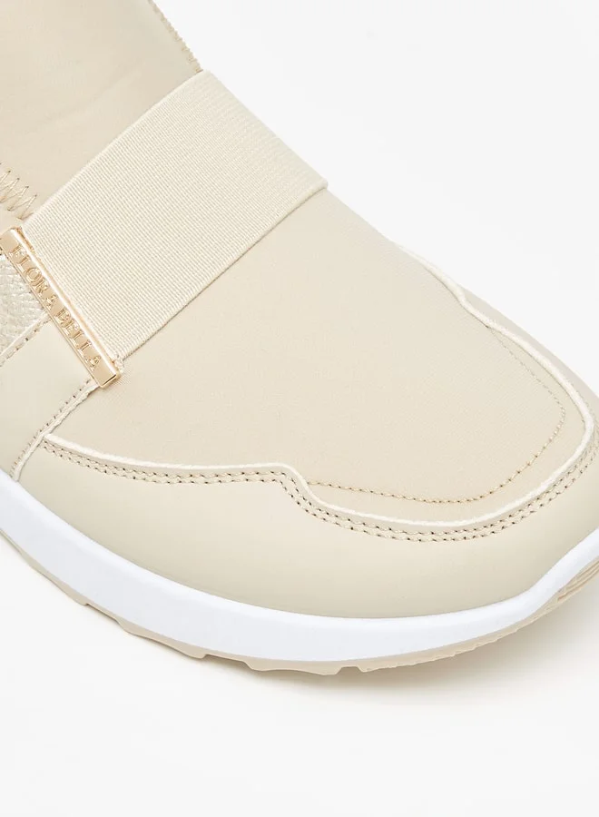 فلورا بيلا من شو إكسبرس Women Animal Print Slip-On Low Ankle Sneakers with Pull Tabs