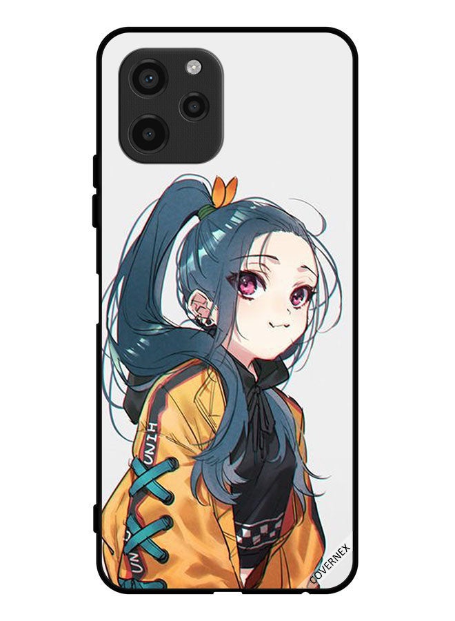 Covernex Protective Case Cover For Huawei Enjoy 50z Cute Girl Feeling Cold - Image 1