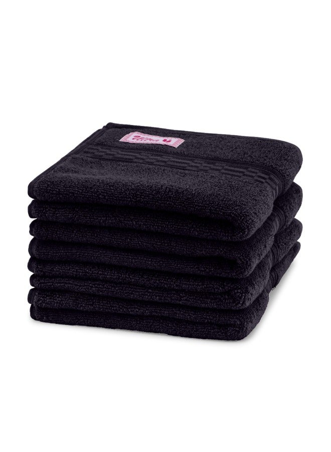 BYFT Home Ultra (Brown) Premium Cotton Hand Towel (50 X 90 Cm-Set Of 1) Highly Absorbent, High Quality Bath Linen With Checkered Dobby 550 Gsm - Image 4