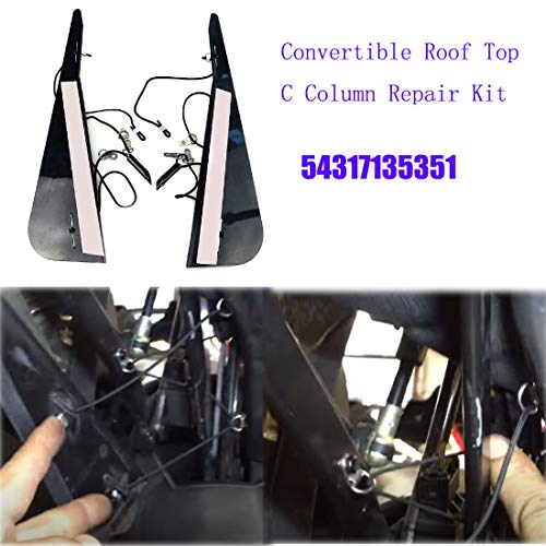 YUANTUO Convertible Roof Top C Column Repair Kit Fits for BMW E46 323ci M3 330ci 325ci 2000-2006 Replace 54317135351 - Image 2