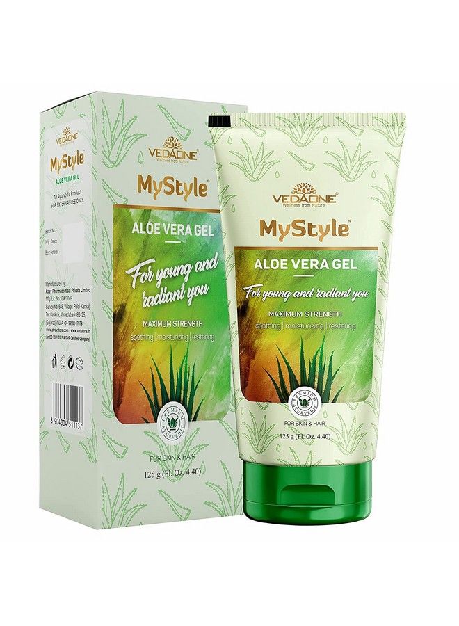 VEDAONE Mystyle Aloe Vera Gel Multipurpose For Body Hair & Skin 125G Pack Of 2 - Image 3