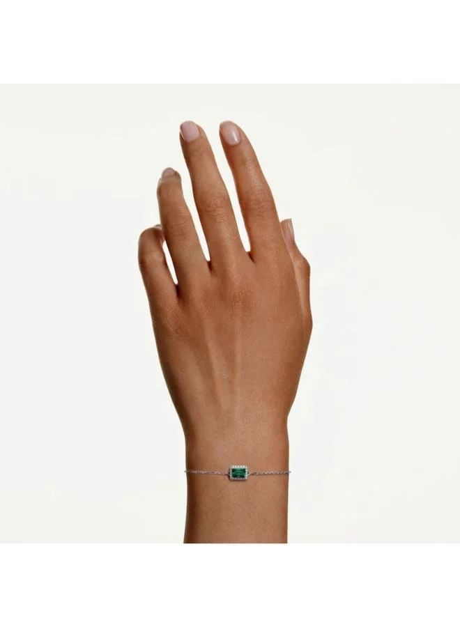 SWAROVSKI Una EME06 Rhodium Plated Chain Bracelet