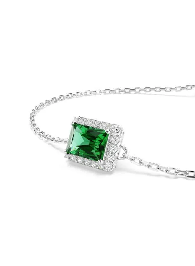 SWAROVSKI  Una EME06 Rhodium Plated Chain Bracelet for Women | Best Price UAE