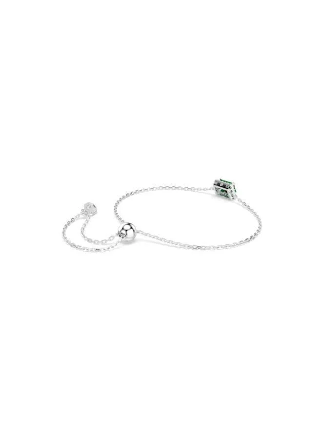 SWAROVSKI  Una EME06 Rhodium Plated Chain Bracelet for Women | Best Price UAE