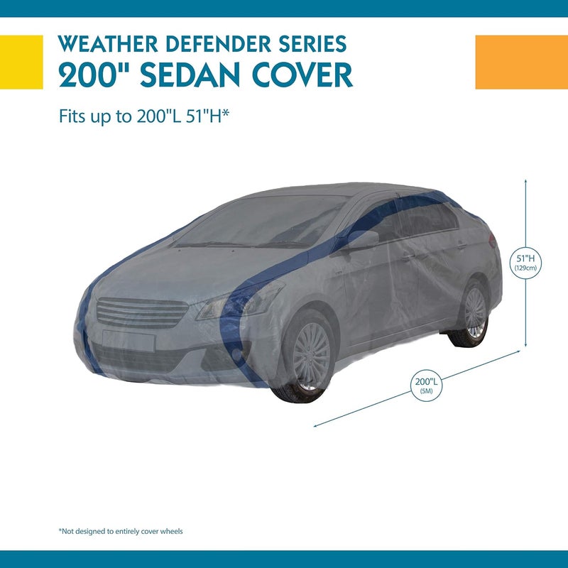 Duck Covers Weather Defender Car Cover for Sedans up to 16 ft. 8 in. L - Image 3