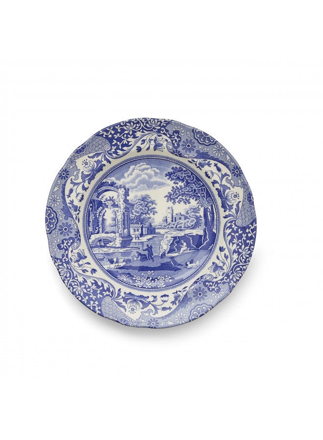 Spode أطباق غداء سبود الأزرق الإيطالي | مجموعة من 4 | 9 بوصة | مصنوعة من الفخار | طبق عشاء، سلطة، ومقبلات | طبق تقديم | آمن في غسالة الصحون | صنع في إنجلترا - Image 4