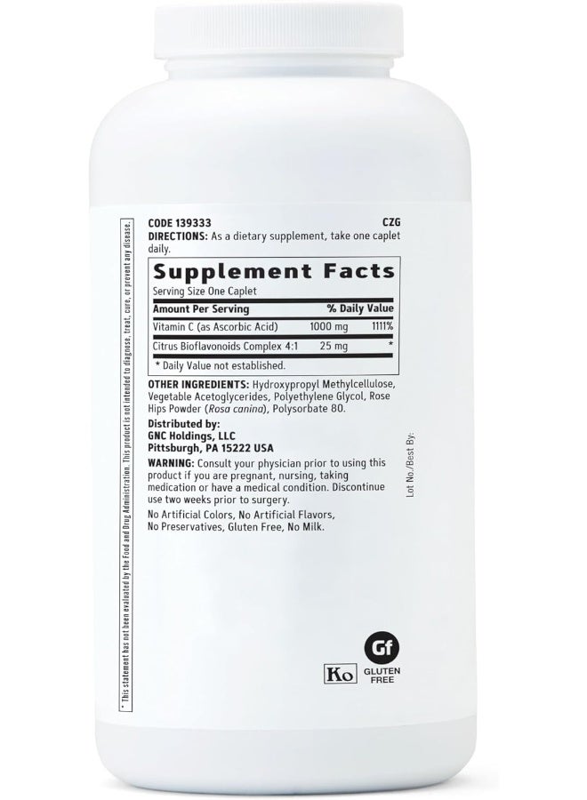 GNC مكمل فيتامين سي بتقنية الإطلاق المتأخر 1000 ملغ للبالغين - Image 2