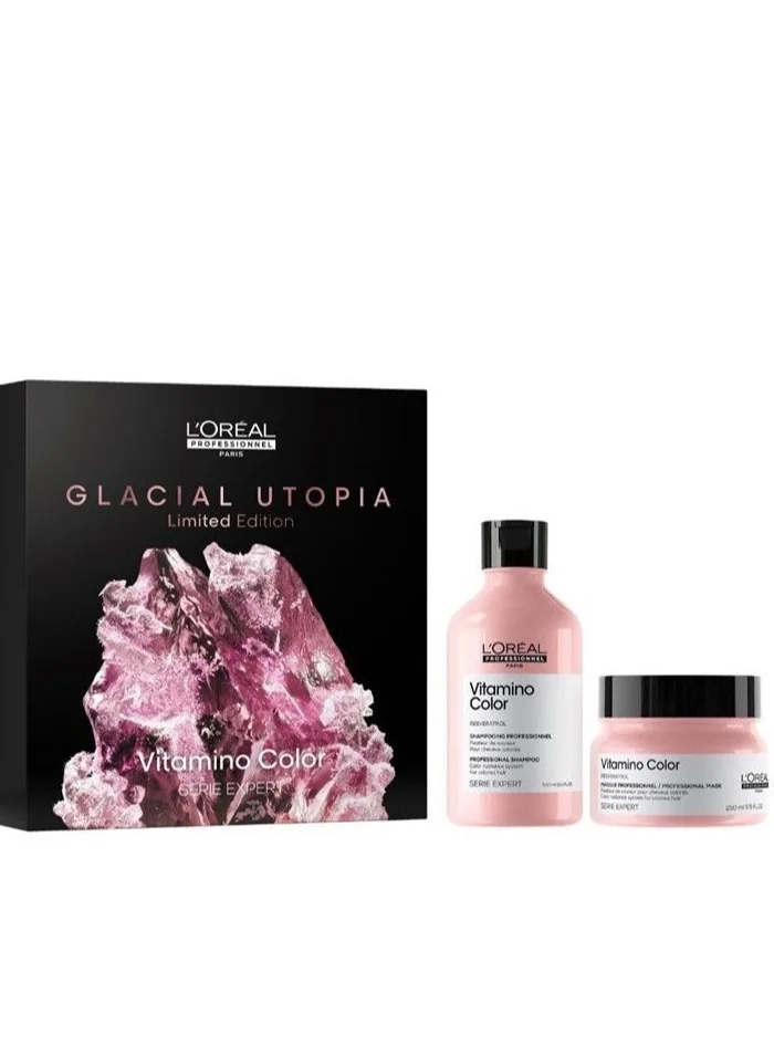 L'Oréal Professionnel EXPERT SERIES - VITAMIN COLOR GLACIAL UTOPIA Shampoo 300ml Mask 250ml