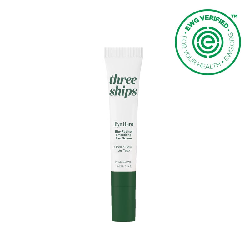 Three Ships - EyeHero Bio-Retinol Smoothing Eye Cream | Firm, Lift, Hydrate Under-Eye Area | Cruelty-Free, Vegan, Paraben-Free, Sensitive Skin Safe (0.5 oz | 15 g) - Image 2