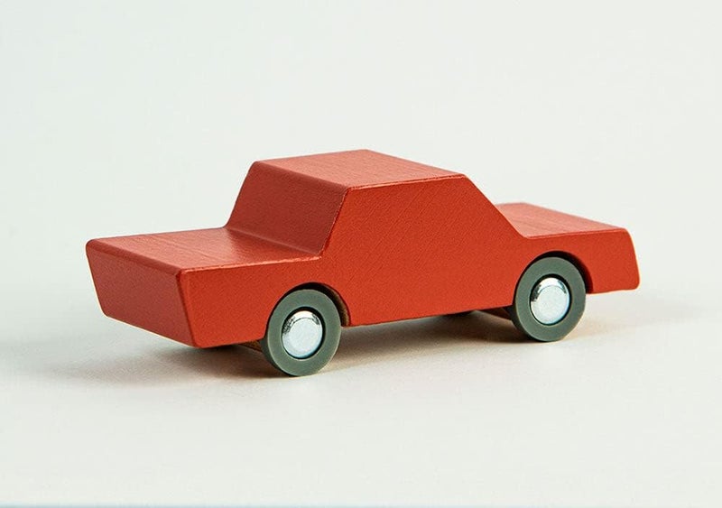Red Wooden Car - Way to Play