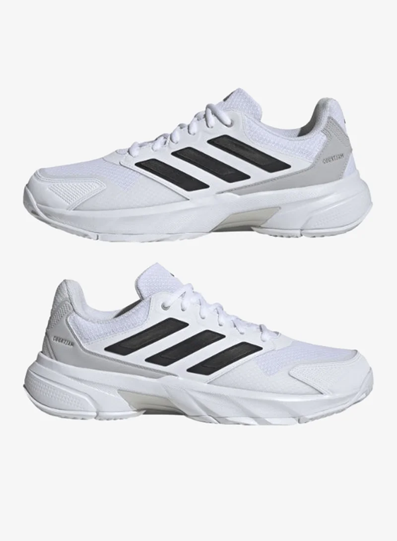 Adidas Courtjam Control 3 M White Tennis Shoes