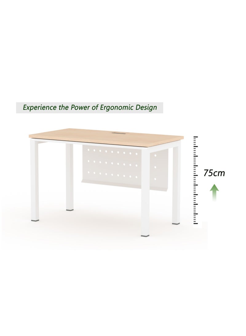 Mahmayi Figura 72-12 Oak Modern Workstation without Drawer - Image 4