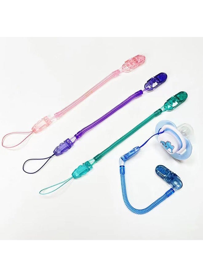 1PCS Teething Toys with 6 Anti-Lost Chain for Baby, Teether Toy Silicone Baby Teether, Baby Teething Toy, Teething Ring for 2 Months Above Boys and Girls  - Image 2