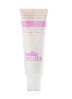 hello sunday The Matte One Sebum Control Fluid SPF 50 for Unisex - 1.7 oz Moisturiser  - Image 1