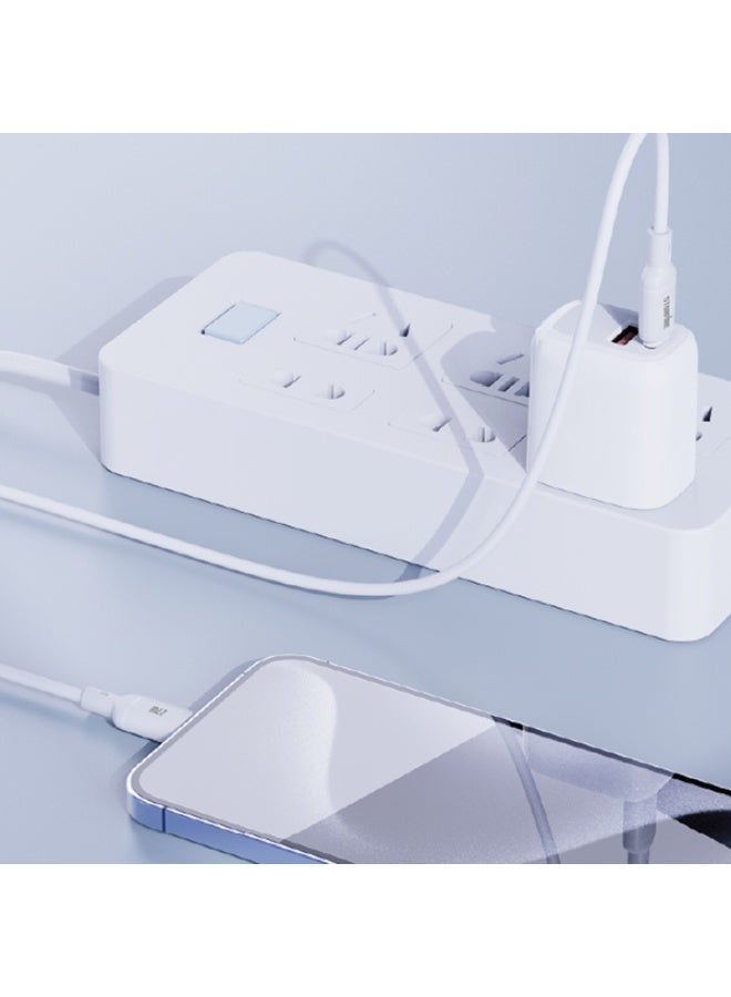 STARFIRE USB-C to USB-C Fast Charging Cable 5A 60W High Speed 1m Pure Silicone White Data Cable - Image 3