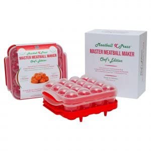 Meatball X Press Meatball X Press - Meatball Maker & Stacking Storage Tray System - Chef's Edition - 48 Meatball Product  - Image 3
