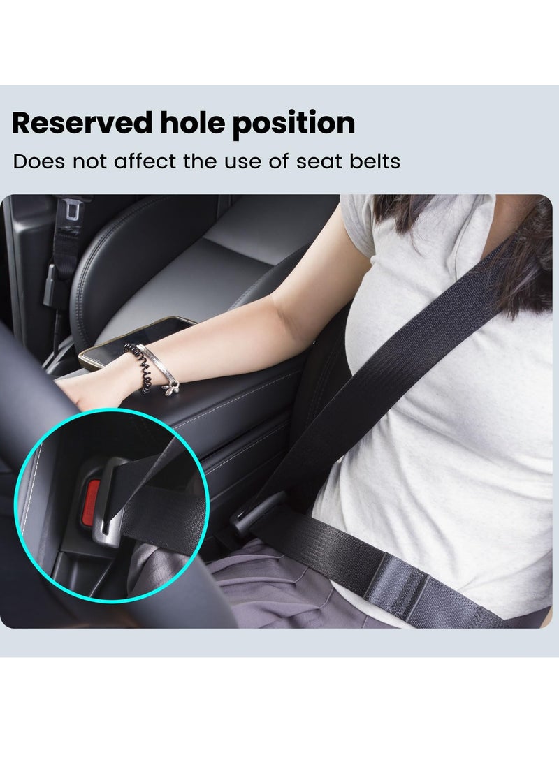 Captaintech Tesla Model 3/Y Center Console Organizer Tray for Tesla model 3/Y Accessories with Seat Side Storage Box for Phone Holder and Sunglasses Key Card Holder (2 Pcs) - Image 2