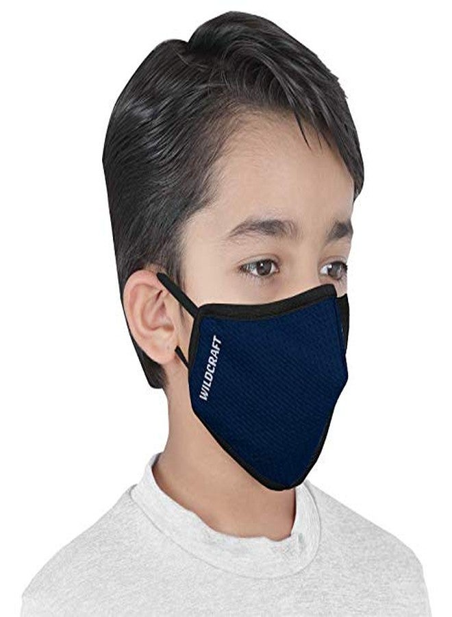 Wildcraft Unisex-Child Polyester SUPERMASK W95+ Reusable Outdoor Respirator 7P : Popcorn : BLU_POSDN : S (8903338163879 Small) - Image 4