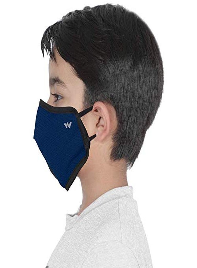 Wildcraft Unisex-Child Polyester SUPERMASK W95+ Reusable Outdoor Respirator 7P : Popcorn : BLU_POSDN : S (8903338163879 Small) - Image 5