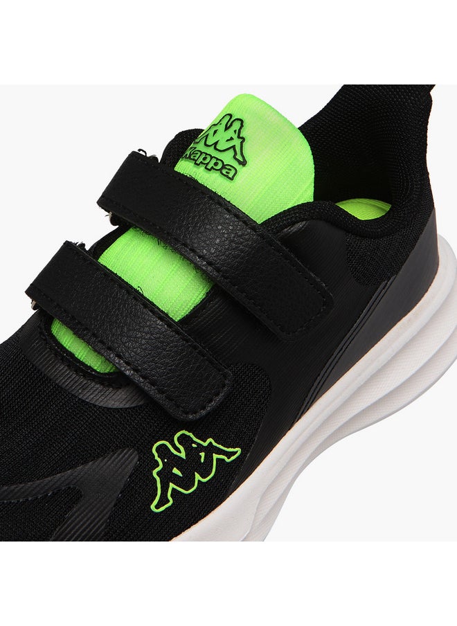 Kappa Boys Pull Tab Detail Sports Shoes with Hook and Loop Closure  - Image 4