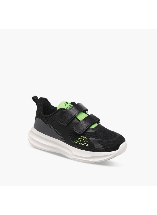 Kappa Boys Pull Tab Detail Sports Shoes with Hook and Loop Closure  - Image 2