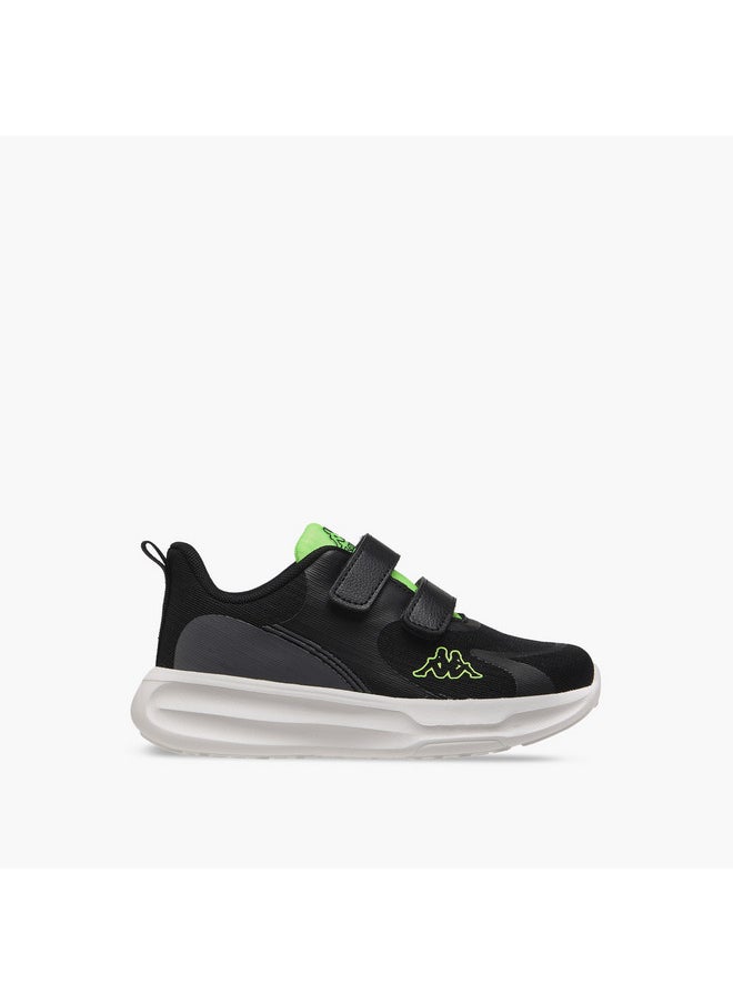 Kappa Boys Pull Tab Detail Sports Shoes with Hook and Loop Closure  - Image 3
