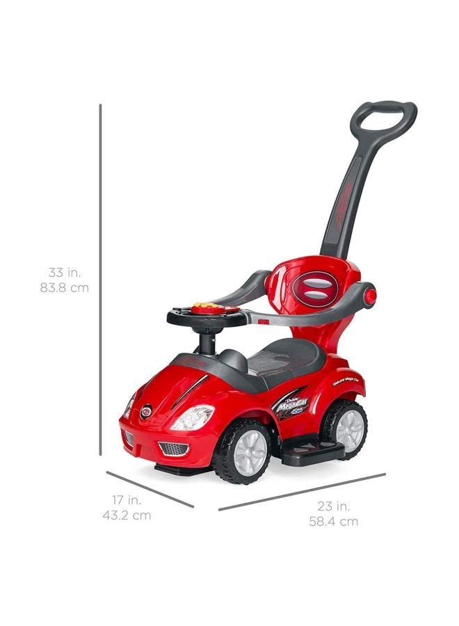 Cool Baby 3-In-1 Push Ride-On Toy Car - Image 4