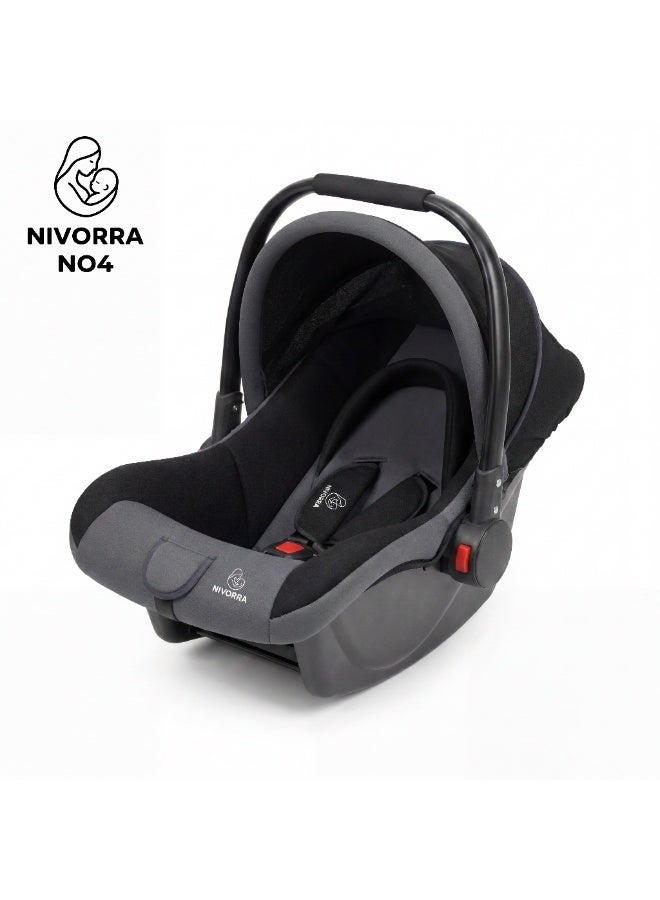 NIVORRA Newborn Infant Car Seat & Carrier, Lightweight, 3-Point Harness, 0-13 kg (0-15 Months) - Image 1
