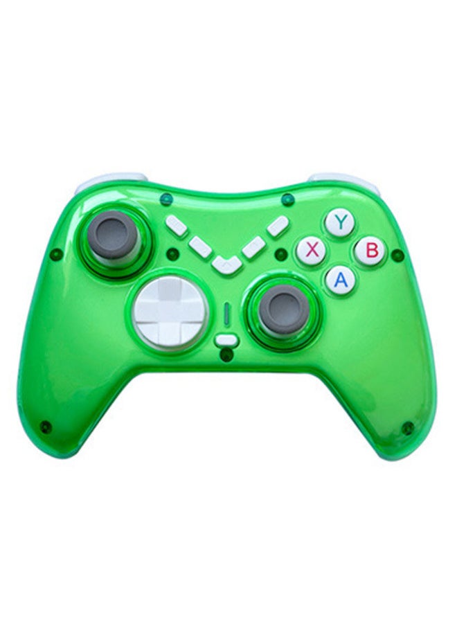 Generic X6 Wireless Bluetooth Game Handle Macro Programming Vibration SwitchP4 Android IOS Computer Steam Handle-Product Color:Green With Packaging + Bracket  - Image 1