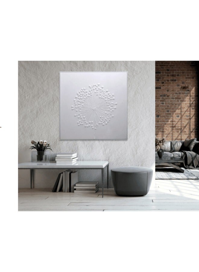 MAAC HOME MAAC Home Floral Symphony 3D Printed Painting Set Abstract Canvas Wall Art - Modern Decorative Wall Décor for Living Room Bedroom Home Decorations  - Image 1
