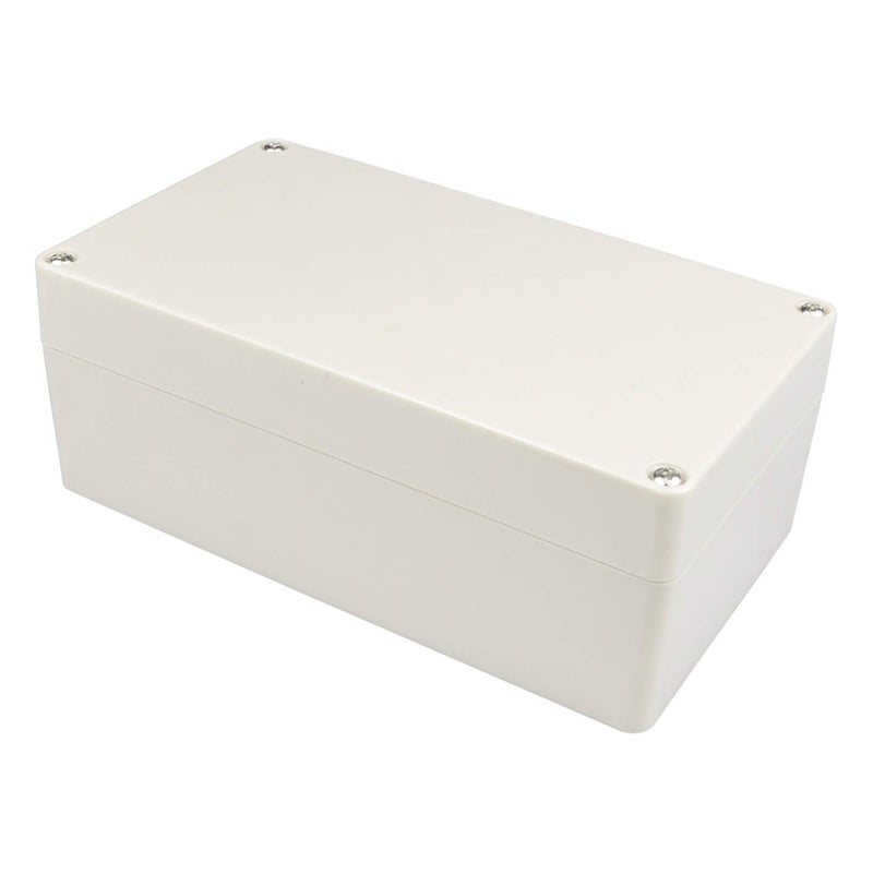 PINFOX Waterproof Plastic Project Box IP65 ABS Electronic Junction Box Enclosure 62 x 354 x 23 inch 158 x 90 x 60 mm Gray White
