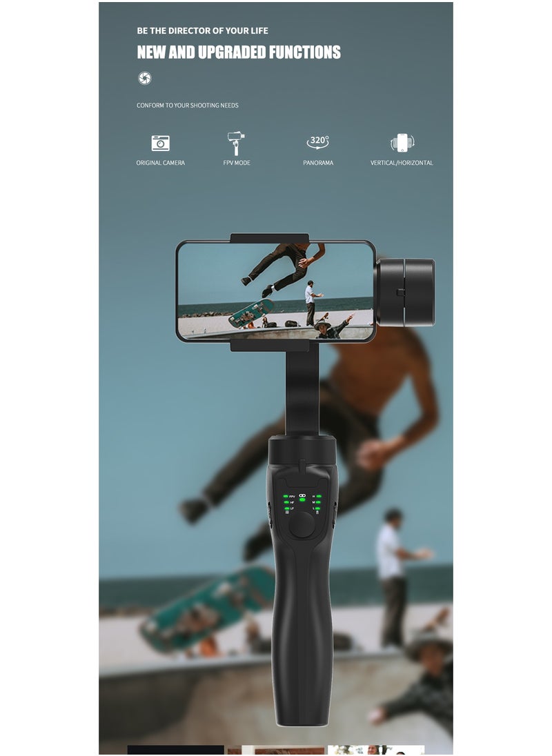 Generic - F8 3-axis Handheld Gimbal Stabilizer, Cell Phone Support Video Recording Stabilizer for Video Recording - Image 1