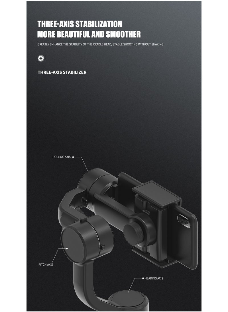 Generic - F8 3-axis Handheld Gimbal Stabilizer, Cell Phone Support Video Recording Stabilizer for Video Recording - Image 1
