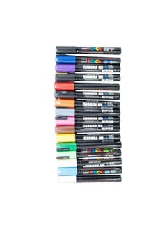 Uni Mitsubishi Uni Mitsubishi Pencil - Posca Paint Marker Pen - PC-5M Medium Tip 1.8-2.5 mm, 16 Colors  - Image 3