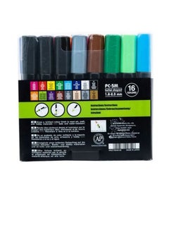 Uni Mitsubishi Uni Mitsubishi Pencil - Posca Paint Marker Pen - PC-5M Medium Tip 1.8-2.5 mm, 16 Colors  - Image 2