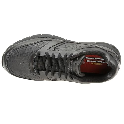 Skechers Women's Nampa-Wyola Food Service Shoe, Black Polyurethane, 11 M US - Image 3