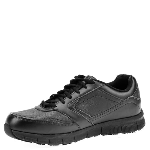 Skechers Women's Nampa-Wyola Food Service Shoe, Black Polyurethane, 11 M US - Image 5