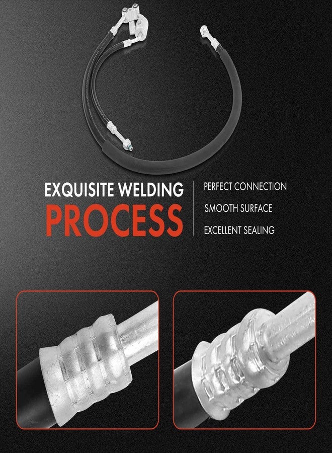 أ-بريميوم مجموعة خراطيم سحب وتفريغ مكيف الهواء من A-Premium متوافقة مع سيارات شيفروليه إكسبريس 1500/2500/3500 موديلات 1996-2000، وG10/G20 موديل 1994، وG30 موديل 1996، وجي إم سي سافانا 1500/2500/3500 موديلات 1996-2000، وجي إم سي G1500/G2500 موديل 1994، وG3500. - Image 5