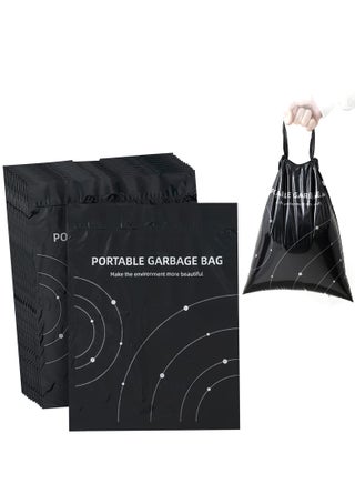 Disposable Trash Bags for Cars, 40 Pack Vomit Bags, Portable Drawstring, Paste Dual-Use Self Adhesive Cleaning Bags, Easy Stick on and Hanging, for Cars Kitchens Bedrooms Travel Office (Black) - pzsku/Z04042035AA1E88893D53Z/45/_/1695372987/7b47f547-6b14-45e9-a8c8-ccf1772b65bc