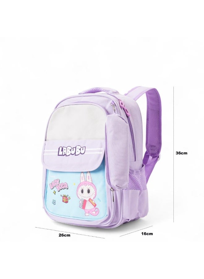 Generic Brand شنطة مدرسية لابوبو مع مقلمة عالية الجودة - Image 2