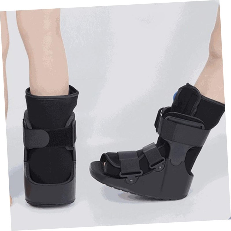 VICASKY Ankle Fixed Shoe Short Walking Boot with Inflatable Cushion, Foot Protection Shoe for Injured Foot, Ankle Brace for Post-surgery Support in Adults - Image 4