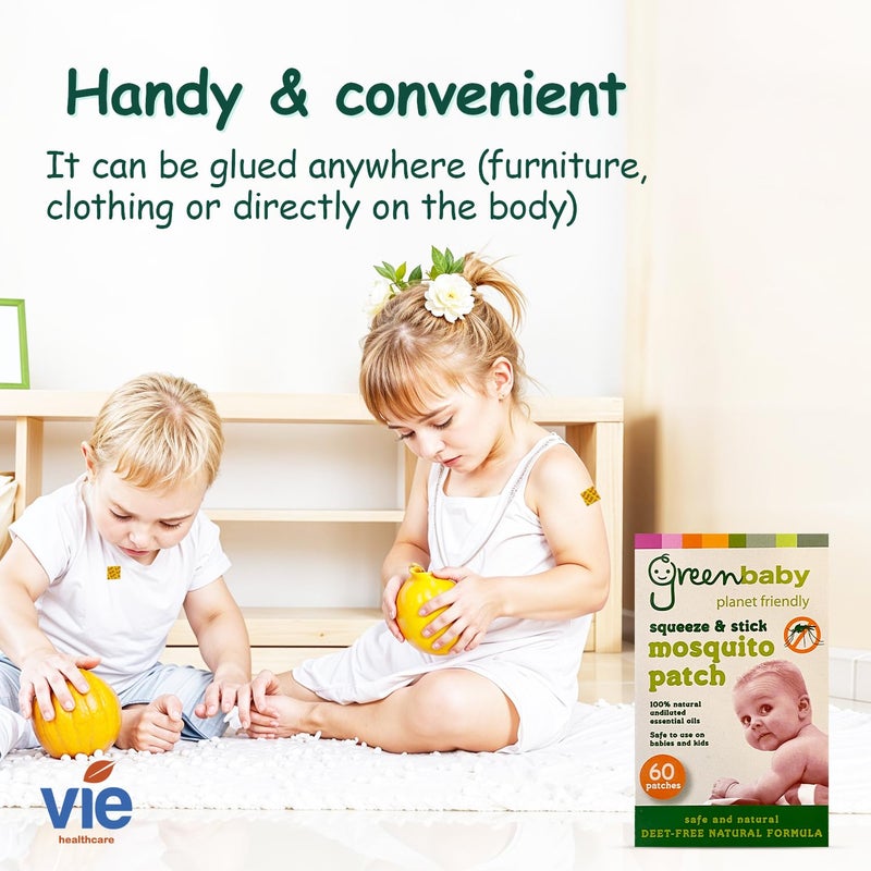 Vie Healthcare Mosquito Patches Deet Free (60 Patches) - Image 3