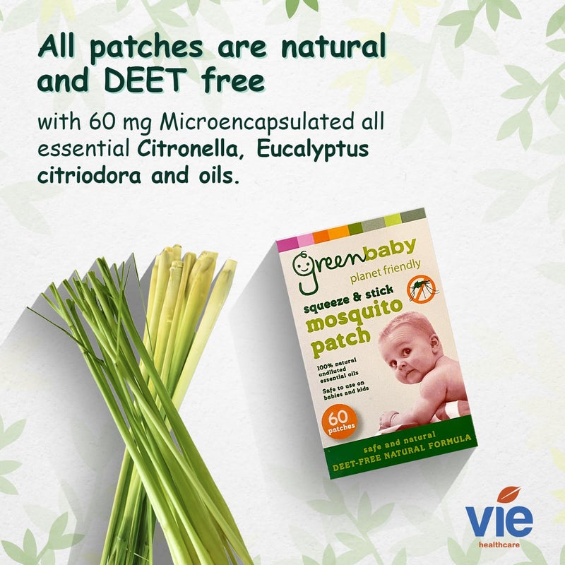 Vie Healthcare Mosquito Patches Deet Free (60 Patches) - Image 2